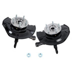 2× Steering Knuckle & Wheel Hub Bearing Assembly For Honda CR-V L4 2.4L 2007-09