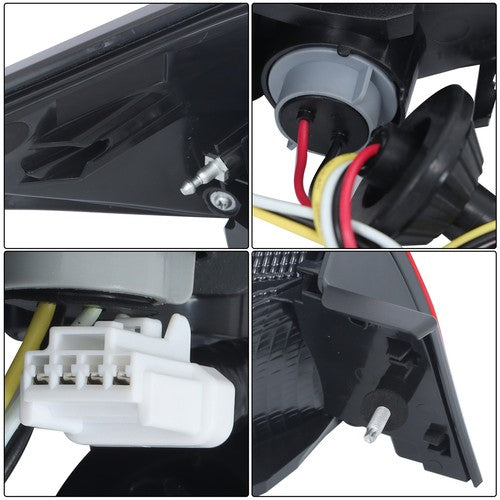 Black Passenger Side Tail Light For Nissan Sentra 2021-2023 Rear RH Outer Lamp