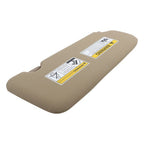 Beige Plastic Driver Side Sunvisor With Lights And Mirror For 17-22 Honda CR-V