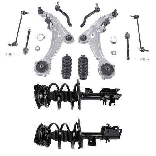 12x Front Struts w/ Spring Lower Control Arms Tierod For Nissan Altima 2007-2012