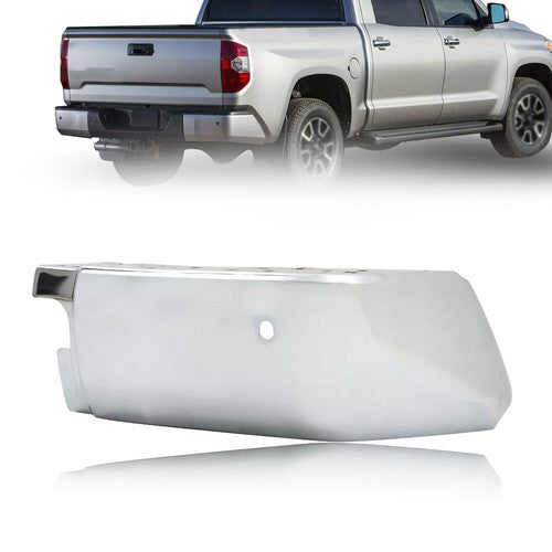 Rear Bumper End Right Passenger Side For Toyota Tundra 2014-2017 W/ Holes Chrome