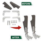 Coil Over Shock Mount Kit Universal Lower Adjustable Kit Up to 3" Axle Tube