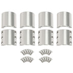 Universal 2 Inch OD Size Tube Clamps Roll Cage Mount Cage Long 4 Pieces