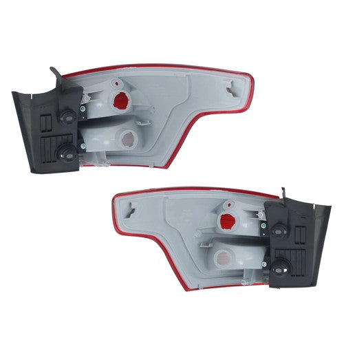 For Ford Escape 2013 2014-2016 Left+Right Side Rear Tail Light Brake Lamp Chrome