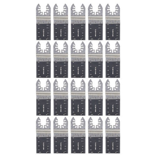 20 Pcs 35-89mm Bi-Metal Oscillating Multi Tool Saw Blades Wood Metal Cut Cutter
