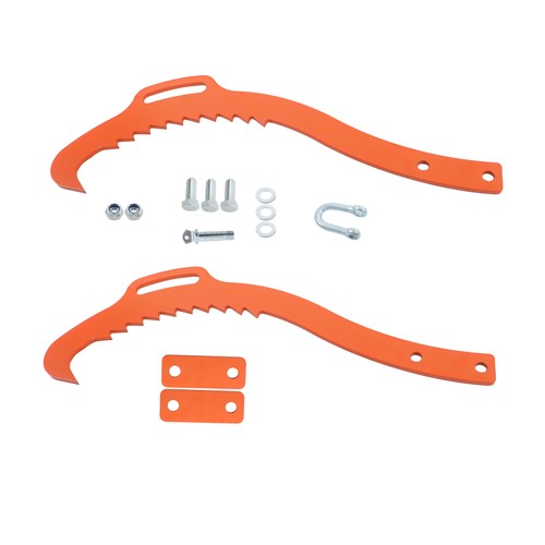 Heavy Duty Claw Hook 2 Claw Timber Log Lifting Tongs For Lumber Skidding 32 Inch