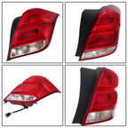 Chrome Housing For Chevy Trax 2017-2022 LED Passenger/Right Tail Light Red&Clear