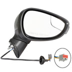 Power Mirror For Ford Fiesta 2014-2019 Right Side Manual Fold with BSD Paintable