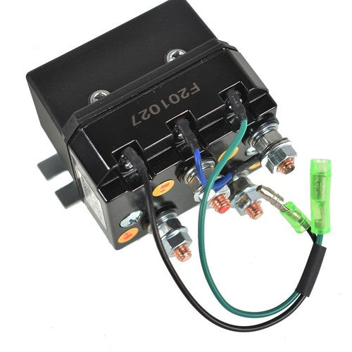 12V Solenoid Relay Contactor and Winch Rocker Thumb Switch Combo Set for ATV