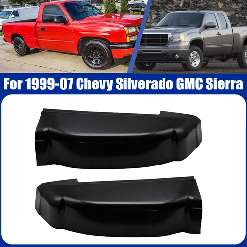 2PCS Black Cab Corners for 1999-2007 for Chevy Silverado for GMC Sierra Cab