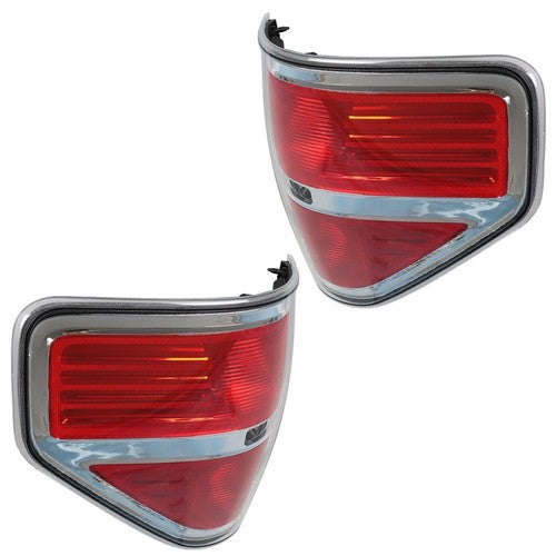 FO2818148 Left+Right Tail Lights Brake Lamps For Ford F150 F-150 Series 09-14