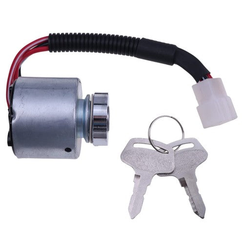 For Kubota G1700 G1800 G1900 G2460 TG1860 ZD18 ZD21 Ignition Switch w/2 Key