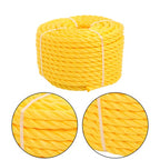 Orange Yellow 1/2in 100ft 3 Stranded Braided Rope for Boats, Dock, Marine Rope