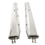 For Semi Truck 30"Straight Mud Flap Hanger Stainless Steel 1 1/8 Bolt Tapered US