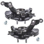 2Pcs Front Steering Knuckle Assembly for Dodge Attitude Hyundai Accent 1.4L 1.6L