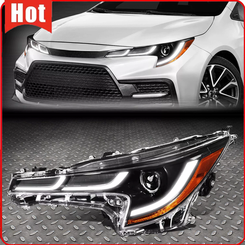 3D DRL LED Headlight Left Driver Side for 2020-2022 for Toyota Corolla SE XLE XSE