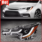 3D DRL LED Headlight Left Driver Side for 2020-2022 for Toyota Corolla SE XLE XSE