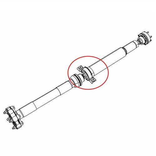 For Jeep Grand Cherokee 2010-2016 3.6L V6 Rear Driveshaft Center Support Bearing