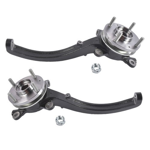 2Pcs Front Steering Knuckle Wheel Hub Bearing Assys For Hyundai Sonata 2002-2005