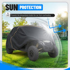 2 Seat Vehicle Storage Dust Cover for Can Am Maverick X3 Teryx Polaris RZR UTV