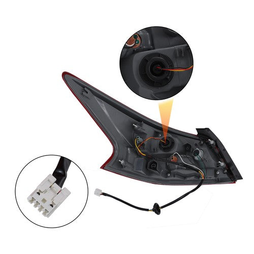 Passenger Right Side Tail Lamp Assembly LED For Nissan Altima 2013 Replacement