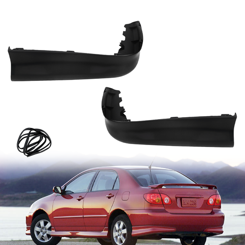 Rear Bumper Spoiler Splitter Lip Black Body Kit for 2003 04 for Toyota Corolla