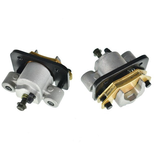 Front Brake Calipers Pads + Brake Master Cylinder For Arctic Cat 250 300 400 500
