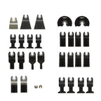 29PCS Universal Wood Metal Oscillating Multitool Quick Release Saw Blades New