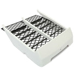 White Radiator Cover Plus Grill for 1987-2006 Yamaha Banshee 350 YFZ350 Front Panel