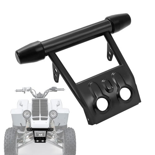 Black Front Bumper Guard and Rubber End Caps for Yamaha Banshee 1987 2006
