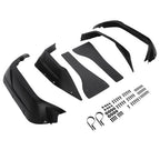 Black Extended Fender Flares with Hardware for Yamaha Viking VI 2014 2015-2023 PE