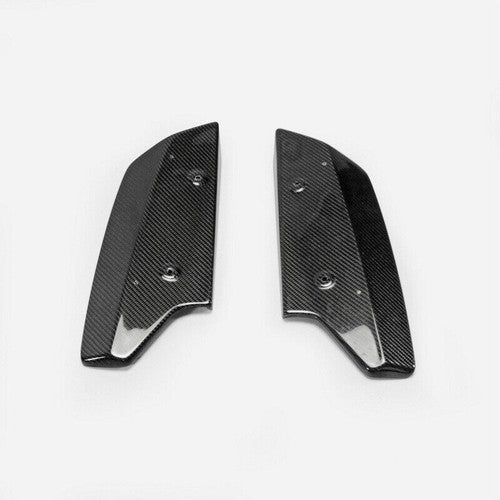 Pair Rear Bumper Lip Spoiler Splitter Diffuser CF for 08-16 Nissan GTR R35