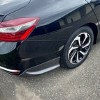 Rear Bumper Lip Splitter Spoiler For 2016-2017 Accord Sedan 4dr Carbon Style