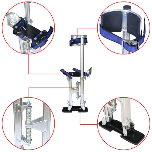 Aluminum Stilt Silver Drywall Painting Stilts For Painter Taping Tool 15" - 23"