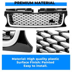 Upper Bumper Diamond Mesh Grille for 2010 2013 Land Rover Range Rover Sport