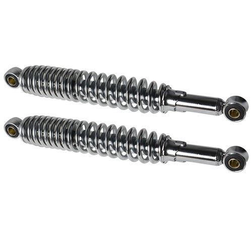 For S65 CL/CT70 XL75 CL/CT/CM/S90 CM91 CT110 Chrome Shocks 335mm (13 1/8")