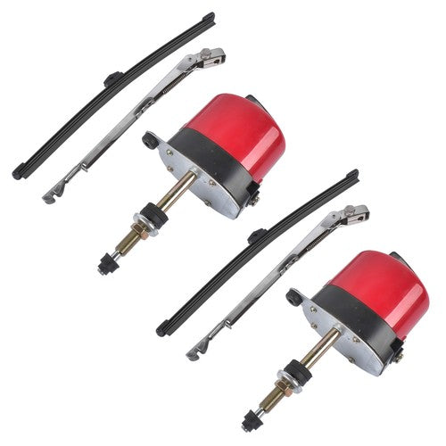 Stainless Windshield Wiper Motor Kit for Street Hot Rod Universal Boat Chevy
