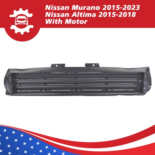 Grille Radiator Shutter W/ Motor for Nissan Murano Altima 2015-18 2.5L 3.5L New