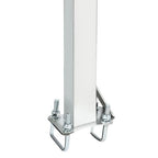 Pair of Zinc Plated Pontoon Boat Trailer Guide On for 2 Inch Trailer Frames