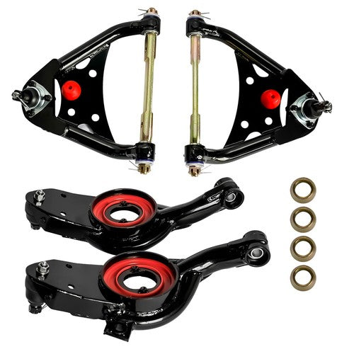 Upper & Lower Tubular Control Arms Set of 4 For Impala Bel Air Biscayne 1965-70