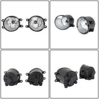 New Fit For Toyota Camry 2007-2009 Front Fog Lights Lamps+Bezel+Switch Kit Clear