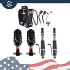 Front Rear Shock Absorber Strut Assys + Compressor For Cadillac Escalade 2015-20