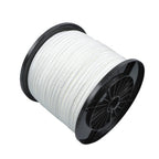 3/8 Inch Nylon Rope 250 Foot Sturdy Spool Nylon Solid Braid Rope White