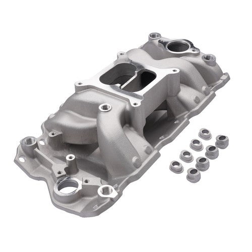 For Chevrolet 350 Small Block 22026 Aluminum Dual Plane Air Gap Intake Manifold