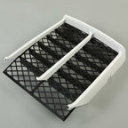 White Radiator Cover Plus Grill for 1987-2006 Yamaha Banshee 350 YFZ350 Front Panel