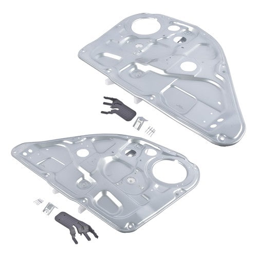 Pair Power Window Regulators Set Rear Left + Right for Hyundai Genesis 2009-2014