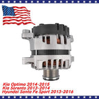 Alternator 150A for 2012-2016 Hyundai Santa Fe Sport / Kia Optima Sorento 2.4L