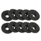 10 PCS 4-1/2" x 7/8" Black Diamond Grinding Discs Strip Discs for Angle Grinder