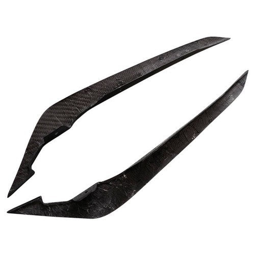 4PCS Carbon Fiber Front Bumper Side Blade Canard Fin for Subaru WRX VB S4
