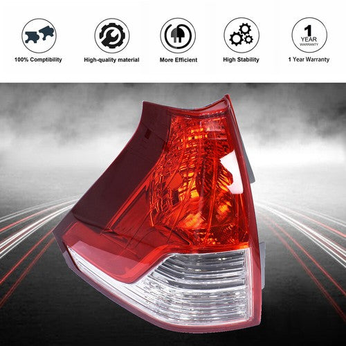 Driver LH Side Tail Light Assembly Red 33550T0AH01 For 2012-2014 Honda CRV CR-V